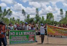Comunidades de Ecuador se levantan en protesta contra proyecto minero Foto: Protestas en Ecuador /cortesía