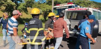 Foto: Accidente en el kilómetro 179 de la carretera Managua-San Carlos/TN8