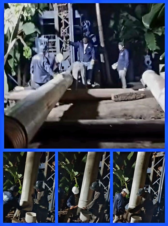 1 Foto: Avance del 95% en la construcción del pozo en Las Enramadas