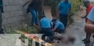 Foto: Terrible accidente en Chinandega: un hombre de 43 años recibe una descarga eléctrica mientras instalaba perlines./TN8