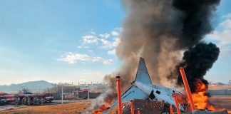 Foto: Última hora: Un avión de Jeju Air se estrelló al aterrizar en Muan, Corea del Sur. Informes preliminares confirman 28 fallecidos. Más detalles en breve./Cortesía