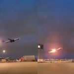 Evacuación masiva en Canadá tras incendio de avión con 80 pasajeros Foto: aterrizaje brusco en el aeropuerto de Halifax, Canadá/Cortesía