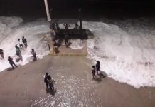 Oleaje extremo en Ecuador deja tres muertos y devastación en las costas Foto: Alerta en Ecuador /cortesía