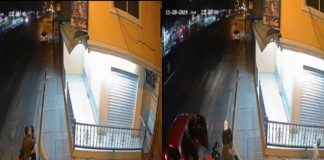 Foto: Besaba a su novia cuando robaron su motocicleta /Cortesía