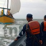 Foto: Fuerza Naval de Nicaragua salva a 21 tripulantes /TN8