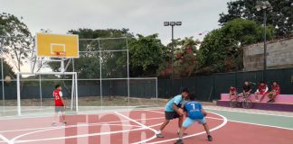 Foto: Granada celebra aniversario con la remodelación de la cancha deportiva del barrio Palmira/TN8