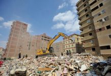 8 muertos y varios heridos deja el desplome de un edificio en El Cairo Foto: Ocho muertos en el derrumbe de un edificio en El Cairo /Cortesía