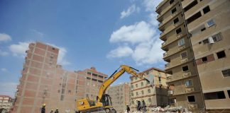 Foto: Ocho muertos en el derrumbe de un edificio en El Cairo /Cortesía