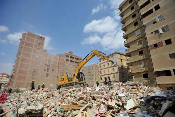 Foto: Ocho muertos en el derrumbe de un edificio en El Cairo /Cortesía Foto: Ocho muertos en el derrumbe de un edificio en El Cairo /Cortesía