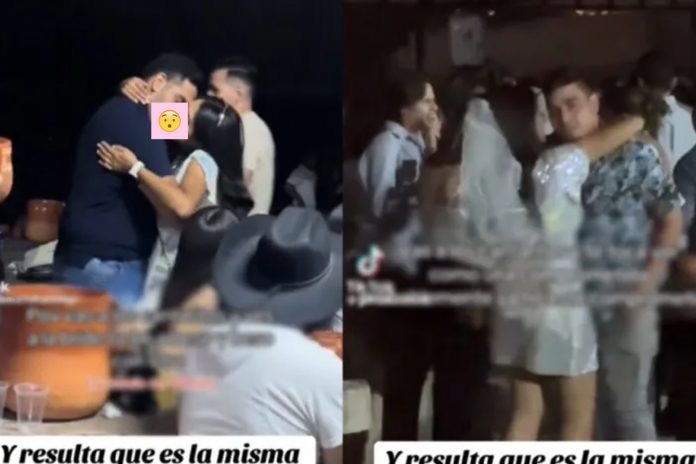 Foto: Novia besa a otro hombre durante su despedida de soltera /Cortesía Foto: Novia besa a otro hombre durante su despedida de soltera /Cortesía