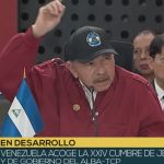 Presidente de Nicaragua, Daniel Ortega «A 20 años, nosotros estamos más comprometidos que nunca» Foto: Alianza Bolivariana para los Pueblos de Nuestra América (ALBA-TCP)/Cortesía