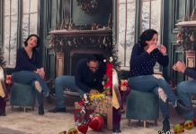 Hombre se luce con propuesta de matrimonio durante una sesión navideña Foto: Sorprende a su novia con una propuesta de matrimonio /Cortesía