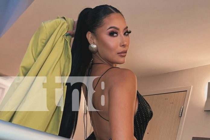 2 Foto: Maycrin Jaenz derrocha belleza en la imposición de banda de Miss Mundo Granada/TN8