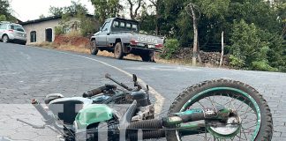 Foto: Grave accidente de tránsito en Juigalpa deja a un motociclista herido/TN8