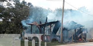 Foto: Un incendio destruyó por completo un taller en San Carlos. Gracias a la pronta intervención de los bomberos, no hubo víctimas. /TN8