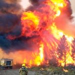 Incendio fuera de control en Argentina deja más de 1500 hectáreas quemadas Foto: Parque Nacional Nahuel Huapi,Argentina/Cortesía
