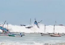 Elevan a 91 los puertos cerrados en Perú tras mortales oleajes Foto: Perú en Alerta /cortesía
