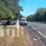 Joven de 18 años muere en hospital tras accidente de tránsito en Juigalpa Foto: Foto: Accidente en el kilómetro 179 de la carretera Acoyapa-San Carlos, Juigalpa/TN8