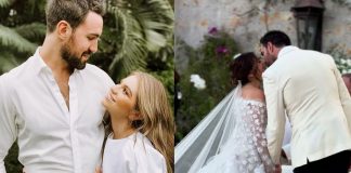 Foto: Sofía Castro y Pablo Bernot se casaron  /Cortesía