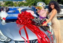 «No fue fácil»: Joven se autorregala un carro el día de su graduación Foto: Hondureña se autorregala un carro al graduarse /Cortesía