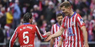 Atlético de Madrid empata al Barcelona