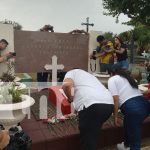 Juventud Sandinista rinde homenaje al comandante Eduardo Contreras