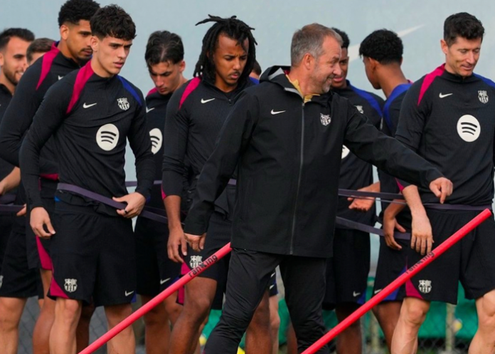 Hansi Flick Hansi Flick pide más de sus jugadores