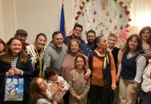 Embajada de Nicaragua en Francia celebra La Purísima junto a hermanos Internacionales