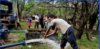 Foto: Restablecen servicio de agua en Aguas Agrias-Nandaime, beneficiando a 380 familias /Cortesía