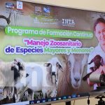 INTA lanza curso gratuito en línea sobre manejo animal en Nicaragua Foto: Lanzamiento de curso virtual sobre manejo de especies con el INTA / TN8