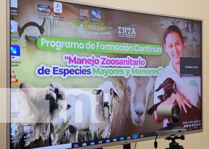 Foto: Lanzamiento de curso virtual sobre manejo de especies con el INTA / TN8 Foto: Lanzamiento de curso virtual sobre manejo de especies con el INTA / TN8