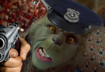 VIDEO: El Grinch cambia de chamba y decide unirse a la Policía de Perú