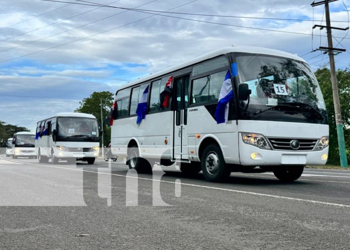 Foto: Nuevos buses para el transporte de Nicaragua / TN8 Foto: Nuevos buses para el transporte de Nicaragua / TN8