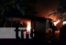 Una desgracia: Menor muere tras quedar atrapado en llamas en Chinandega Foto: Incendio mortal en una casa de Chichigalpa, Chinandega / TN8