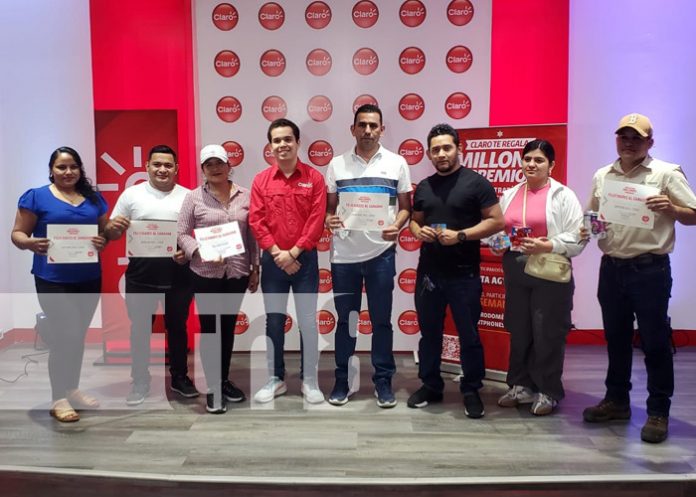 Foto: Claro Nicaragua premia a sus clientes / TN8 Foto: Claro Nicaragua premia a sus clientes / TN8