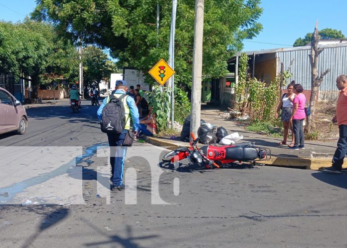 Foto: Accidente de tránsito en La Tenderí, Managua / TN8 Foto: Accidente de tránsito en La Tenderí, Managua / TN8