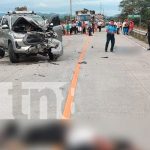Dos personas fallecidas en un brutal choque entre motocicleta y camioneta en Rosita Foto: Dos personas fallecidas en un brutal choque entre motocicleta y camioneta en Rosita/TN8
