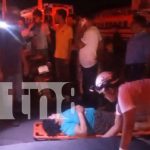 Mujer lesionada en Juigalpa tras ser atropellada por motociclista Foto: Mujer lesionada en Juigalpa tras ser atropellada por motociclista/TN8