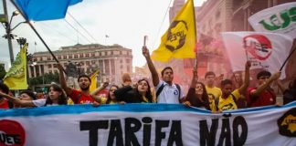 Foto: Protestas en Brasil /cortesía