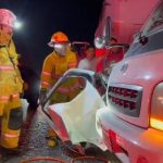 Aparatoso choque entre camión y tráiler deja un muerto en Costa Rica Foto: Choque en Costa Rica /cortesía