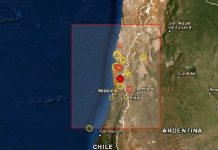 Fuerte sismo de magnitud 6,1 sacude el norte de Chile Foto: Fuerte sismo de magnitud 6,1 sacude el norte de Chile / Cortesía