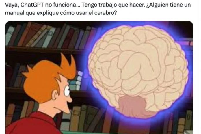 Foto: Caída masiva en ChatGPT /Cortesía Foto: Caída masiva en ChatGPT /Cortesía