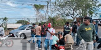 Foto: Imprudencia vial deja ensangrentados a motociclistas en la rotonda El Periodista / TN8