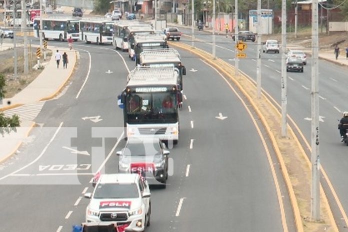 1 Foto: ¡Bendiciones sobre ruedas! Nicaragua recibe 110 autobuses desde China/TN8