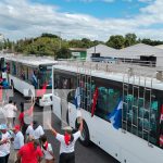León celebra la llegada de nuevos autobuses que mejorarán la movilidad Foto: Nuevas unidades de autobuses provenientes de la República Popular China/Cortesía