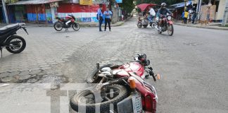 Foto: Desatención a señal de tránsito provoca choque en Rivas /TN8