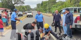 Foto: Viva de milagro al sobrevivir a accidente en Diriomo /TN8