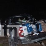 Accidente en la comunidad Sulivan, tras conductor perder el control de su camioneta Foto: Un accidente de tránsito se registró en la madrugada de este sábado en la comunidad de Sulivan/TN8