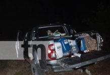 Accidente en la comunidad Sulivan, tras conductor perder el control de su camioneta Foto: Un accidente de tránsito se registró en la madrugada de este sábado en la comunidad de Sulivan/TN8