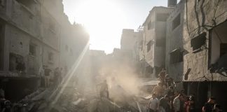 Foto: Bombardeos en Gaza /cortesía